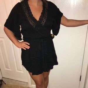 Abercrombie & Fitch Black Romper